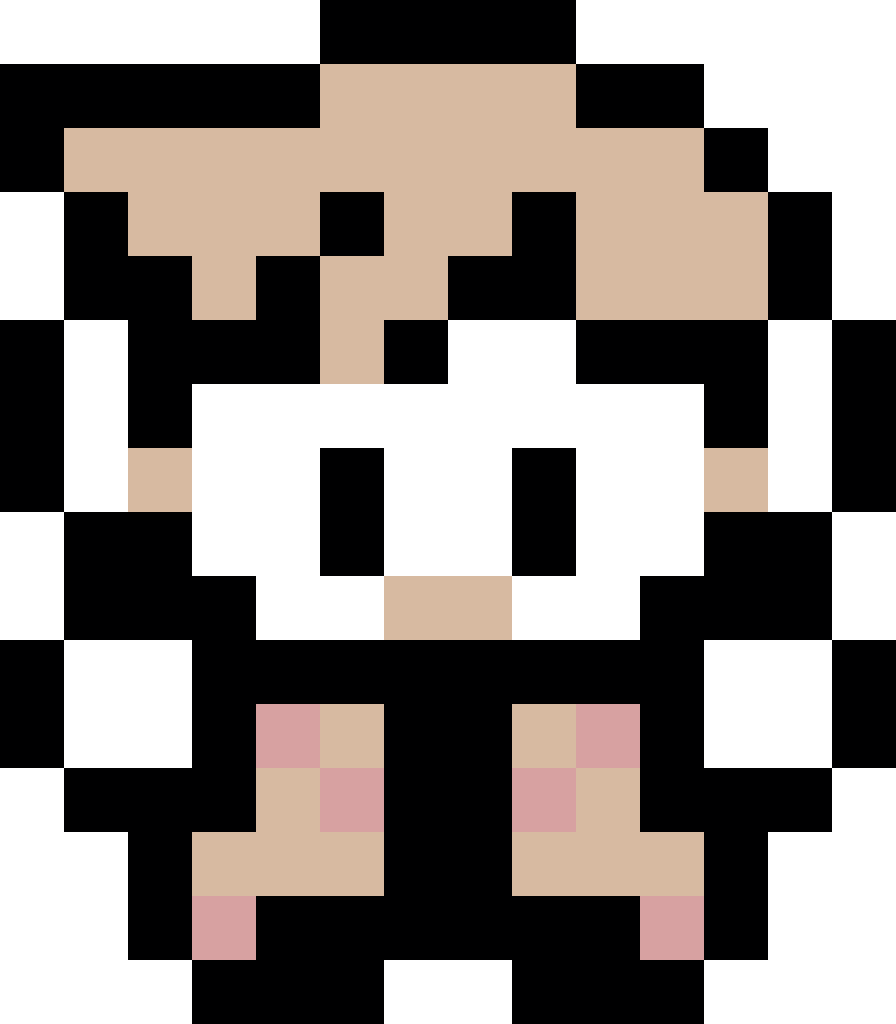 Jackson’s front-facing pixel-art character